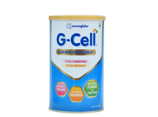 Acuraglobe G-Cell - Albumin Supplement | 400g